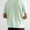 Checked Organic Cotton-Blend Jacquard Polo Shirt - BK Checked Organic Cotton-Blend Jacquard Polo Shirt - BK