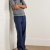 Pointelle-Knit Organic Cotton T-Shirt - OU