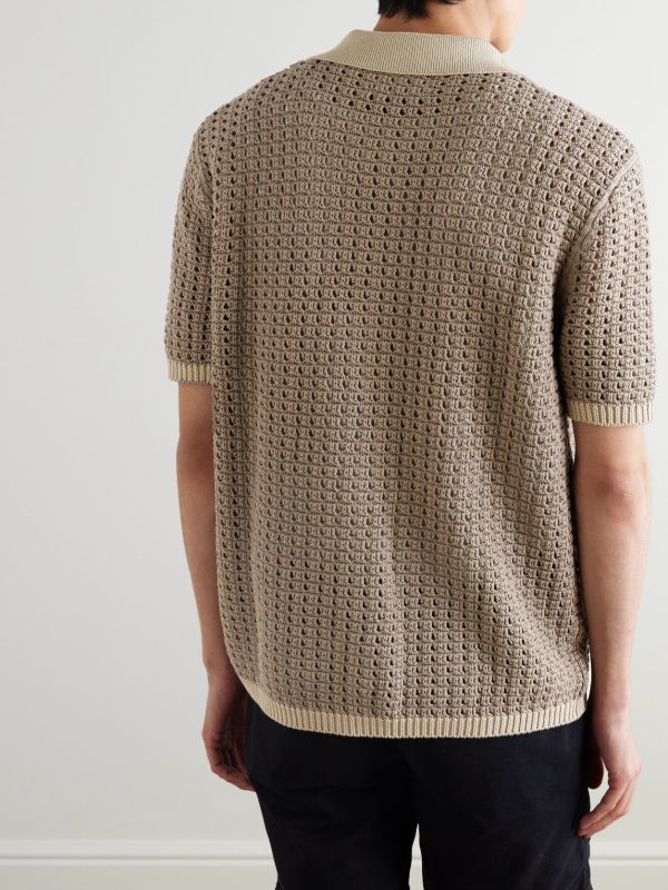Crocheted Organic Cotton Shirt - BK