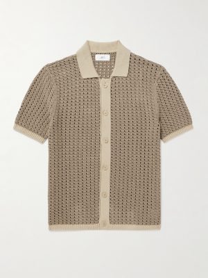 Crocheted Organic Cotton Shirt