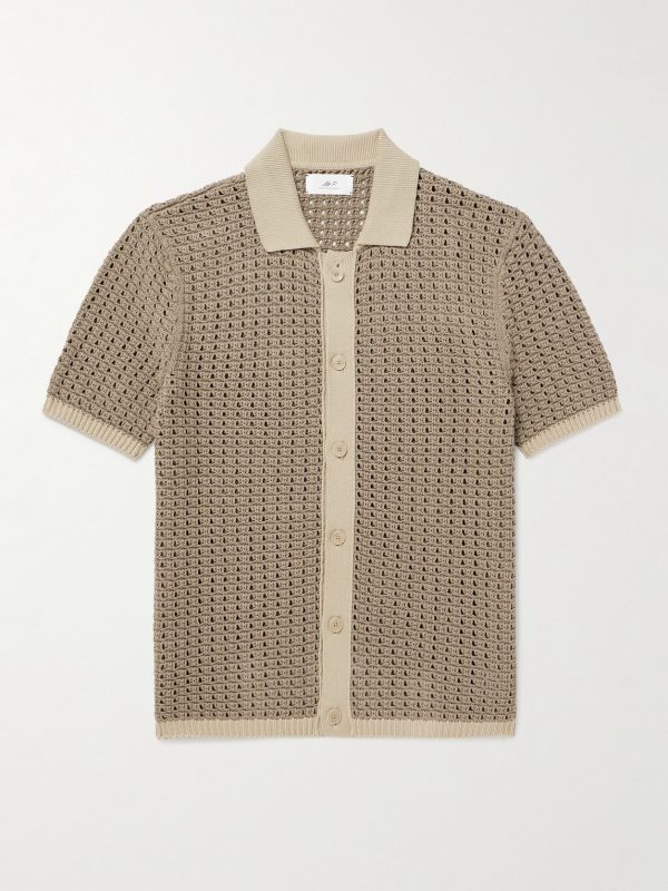Crocheted Organic Cotton Shirt