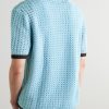 Crocheted Organic Cotton Shirt - BK Crocheted Organic Cotton Shirt - BK