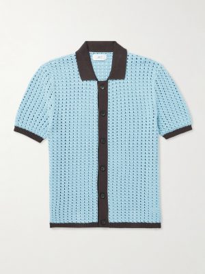 Crocheted Organic Cotton Shirt