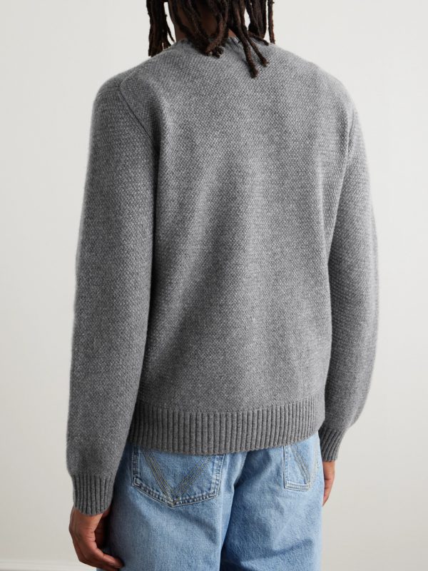 Intrecciato Cashmere-Blend Sweater - BK Intrecciato Cashmere-Blend Sweater - BK