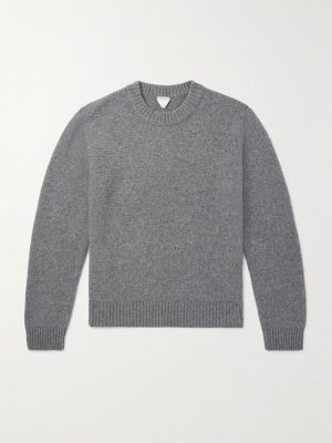 Intrecciato Cashmere-Blend Sweater