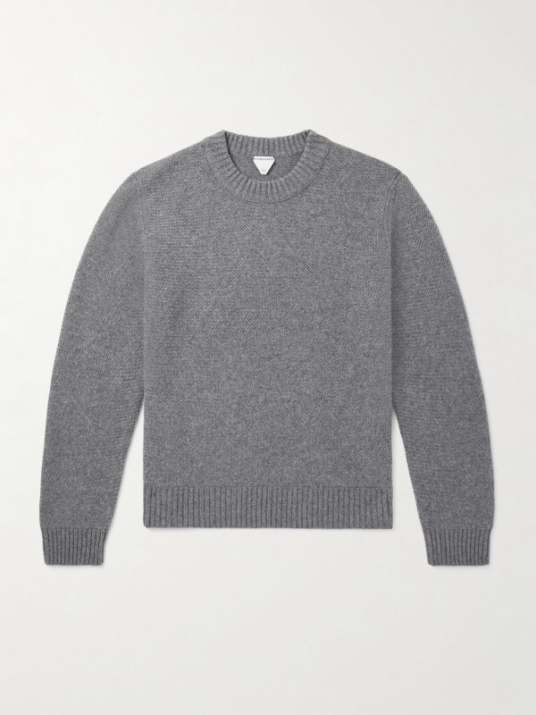 Intrecciato Cashmere-Blend Sweater Intrecciato Cashmere-Blend Sweater