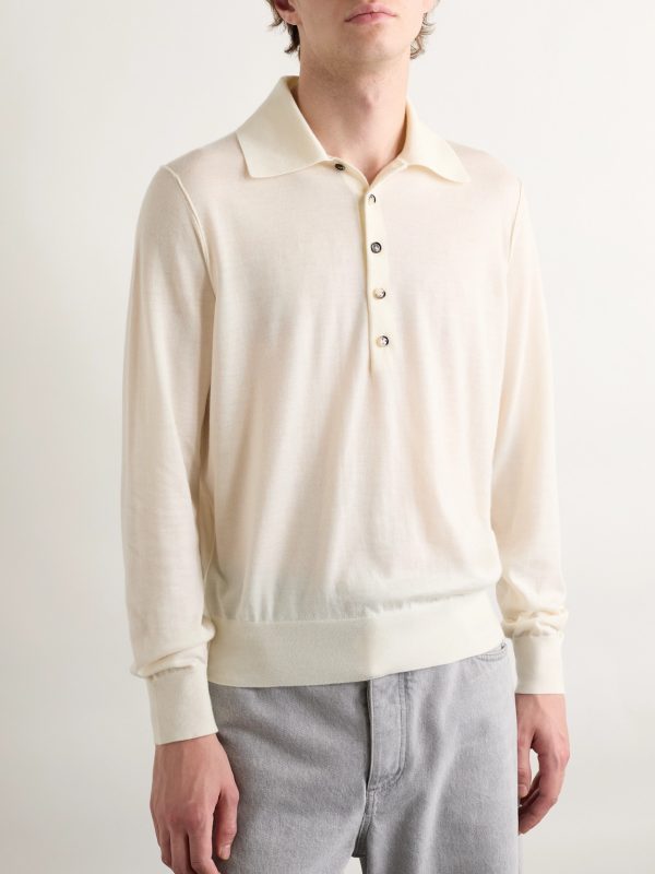 Cashmere Polo Shirt - FR