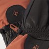 Leather-Trimmed Ski Gloves - CU