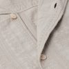 Camp-Collar Embroidered Cotton-Gauze Shirt - CU