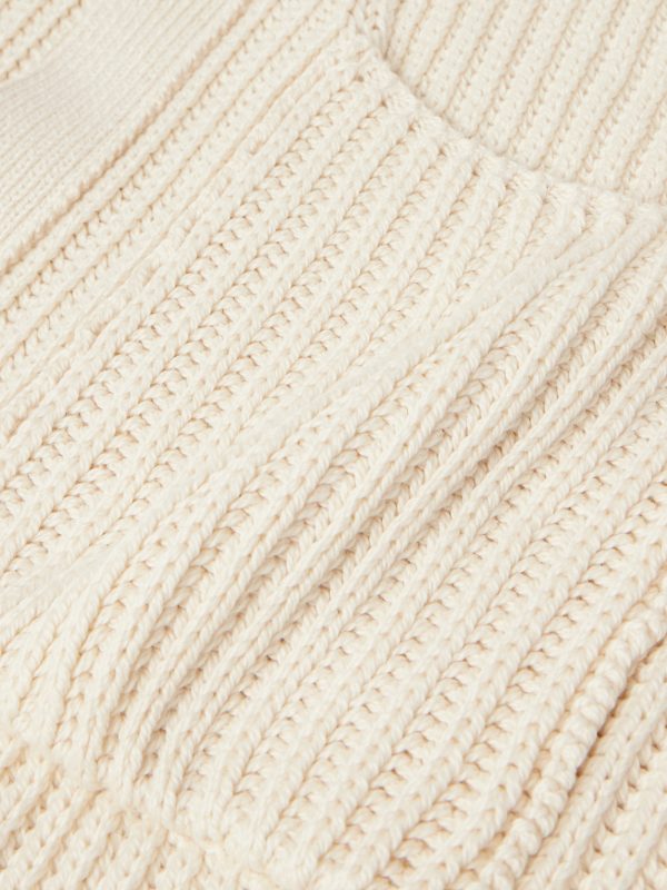 Juhi Ribbed-Knit Cotton Cardigan - E1 Juhi Ribbed-Knit Cotton Cardigan - E1