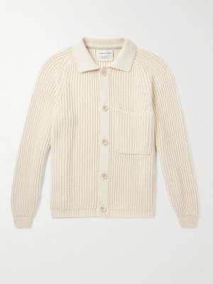 Juhi Ribbed-Knit Cotton Cardigan