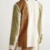 Atrato Patchwork Cotton-Canvas Shirt - BK
