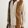 Atrato Patchwork Cotton-Canvas Shirt - FR
