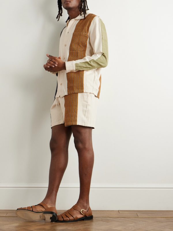 Atrato Patchwork Cotton-Canvas Shirt - OU