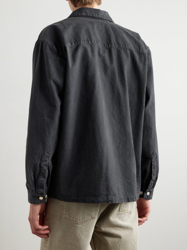 Sayan Cotton Overshirt - BK Sayan Cotton Overshirt - BK