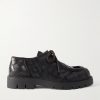 Intrecciato Leather Derby Shoes Intrecciato Leather Derby Shoes