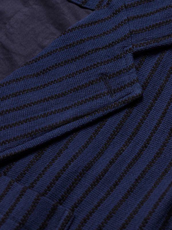 Hugh 2.0 Unstructured Striped Cotton Suit Jacket - CU Hugh 2.0 Unstructured Striped Cotton Suit Jacket - CU