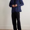Hugh 2.0 Unstructured Striped Cotton Suit Jacket - OU Hugh 2.0 Unstructured Striped Cotton Suit Jacket - OU
