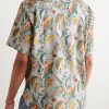 Ronen Convertible-Collar Printed Cotton Shirt - BK