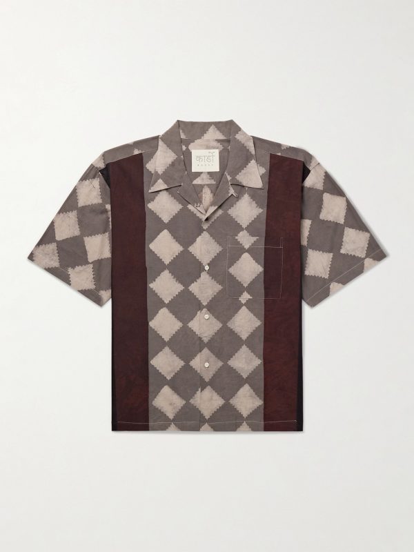 Rohit Convertible-Collar Printed Cotton Shirt Rohit Convertible-Collar Printed Cotton Shirt