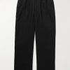 Arthur Wide-Leg Linen Drawstring Trousers Arthur Wide-Leg Linen Drawstring Trousers