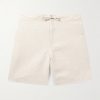Straight-Leg Linen and Cotton-Blend Drawstring Shorts Straight-Leg Linen and Cotton-Blend Drawstring Shorts