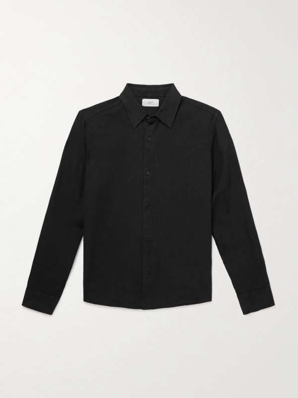 Garment-Dyed Linen Shirt