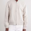 Linen and Cotton-Blend Bomber Jacket - FR Linen and Cotton-Blend Bomber Jacket - FR