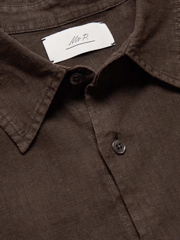 Garment-Dyed Linen Shirt - CU