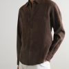 Garment-Dyed Linen Shirt - FR