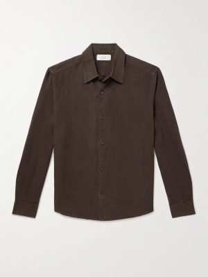 Garment-Dyed Linen Shirt