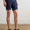 Straight-Leg Linen-Chambray Bermuda Shorts - FR