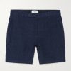 Straight-Leg Linen-Chambray Bermuda Shorts