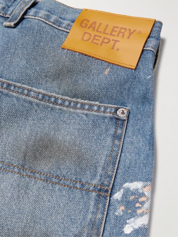 Branko Carpenter Straight-Leg Distressed Jeans - CU