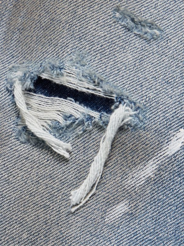 Branko Carpenter Straight-Leg Distressed Jeans - E1
