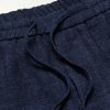 James Straight-Leg Linen-Chambray Drawstring Trousers - E1 James Straight-Leg Linen-Chambray Drawstring Trousers - E1