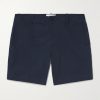 Straight-Leg Cotton-Blend Seersucker Shorts Straight-Leg Cotton-Blend Seersucker Shorts