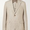 Striped Linen Suit Jacket Striped Linen Suit Jacket