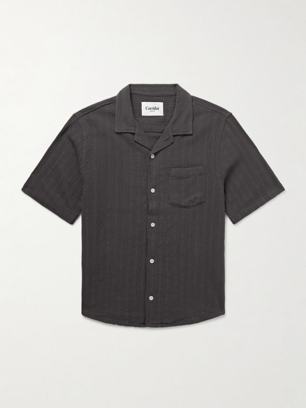Camp-Collar Cotton Shirt Camp-Collar Cotton Shirt