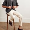 Camp-Collar Cotton Shirt - OU Camp-Collar Cotton Shirt - OU