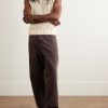 Open-Knit Organic Cotton Sweater Vest - OU