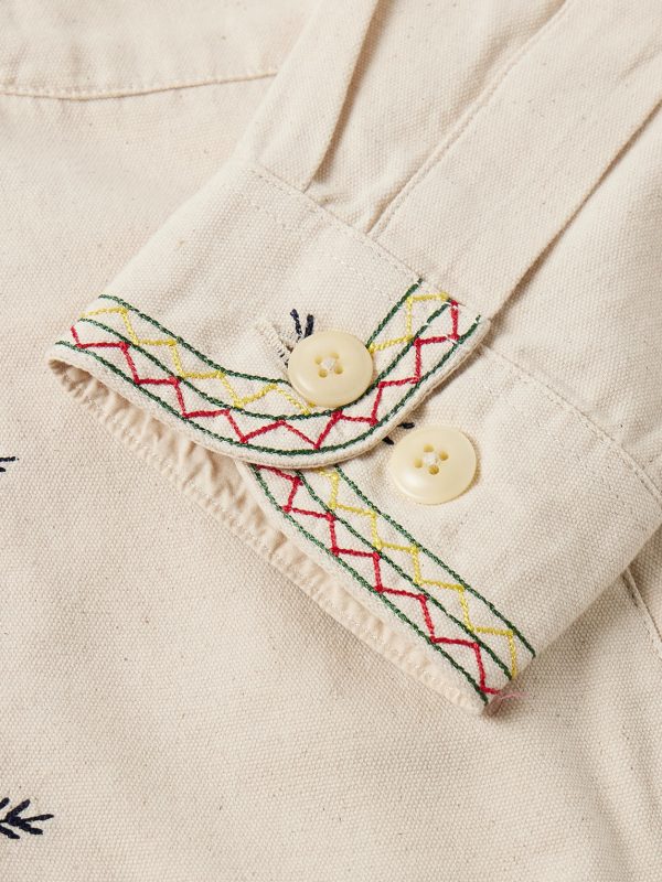Starlight Embroidered Cotton-Canvas Jacket - E1 Starlight Embroidered Cotton-Canvas Jacket - E1