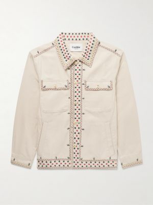 Starlight Embroidered Cotton-Canvas Jacket Starlight Embroidered Cotton-Canvas Jacket