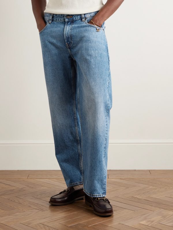 Straight-Leg Organic Jeans - FR