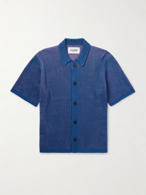 Plated Ribbed Cotton Shirt Plated Ribbed Cotton Shirt