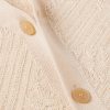 Sunflower Jacquard-Knit Organic Mercerised Cotton Cardigan - CU Sunflower Jacquard-Knit Organic Mercerised Cotton Cardigan - CU