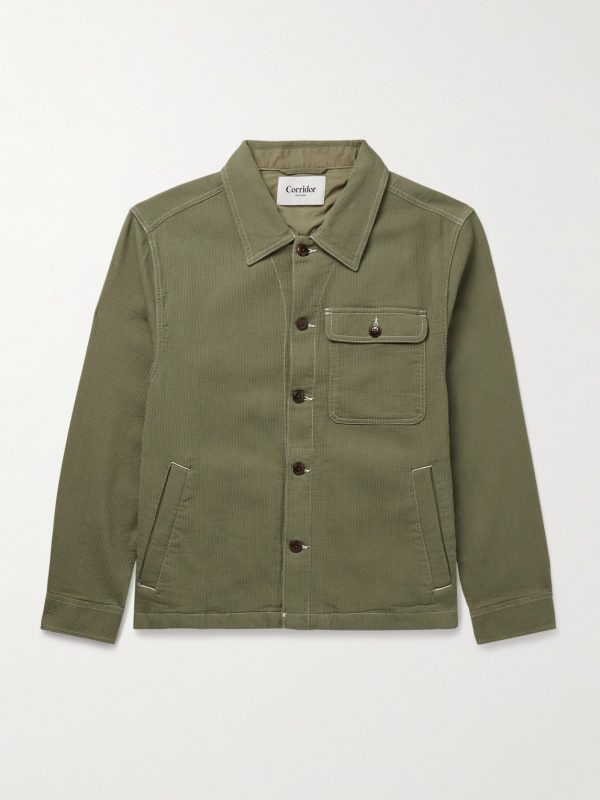 Bedford Ribbed Cotton Overshirt