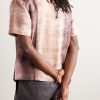 Cosmic Camp-Collar Tie-Dyed Linen and Cotton-Blend Shirt - BK Cosmic Camp-Collar Tie-Dyed Linen and Cotton-Blend Shirt - BK