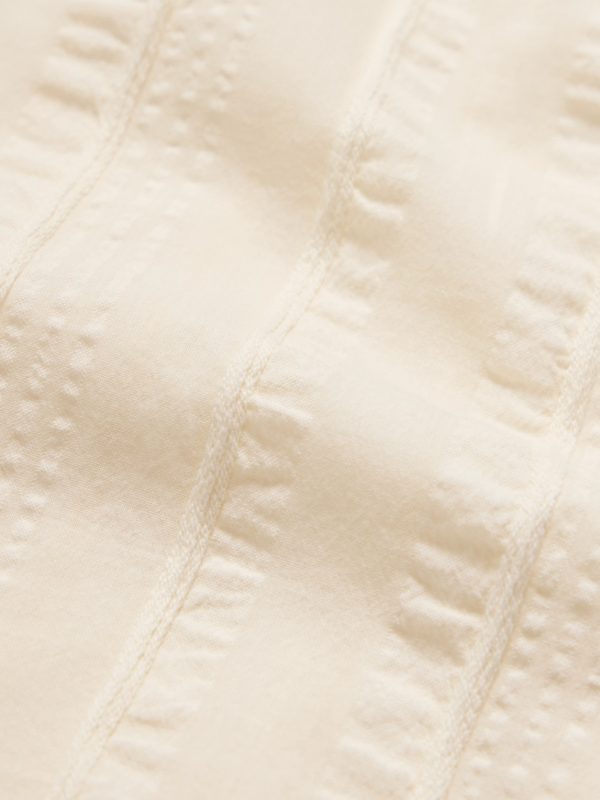 Punta Convertible-Collar Striped Embroidered Cotton-Voile Shirt - CU