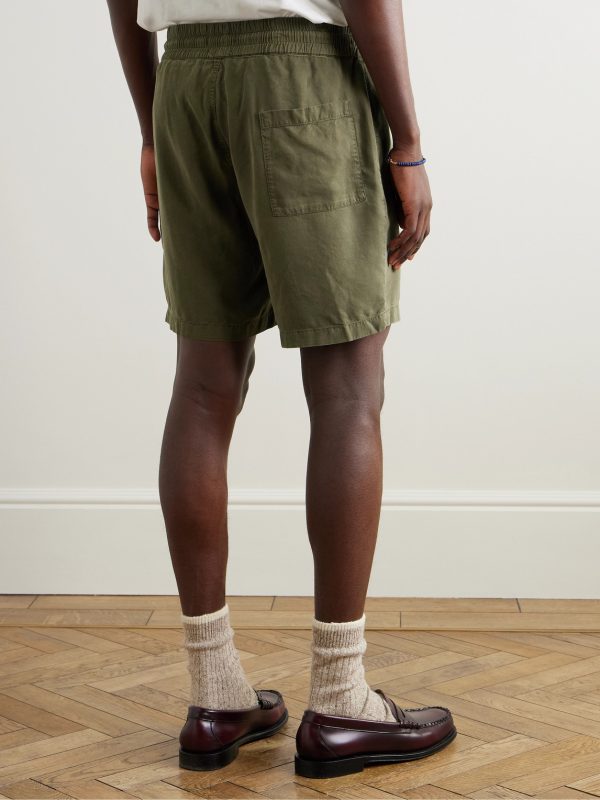 Dogtown Straight-Leg TENCEL™ Lyocell Drawstring Shorts - BK Dogtown Straight-Leg TENCEL™ Lyocell Drawstring Shorts - BK